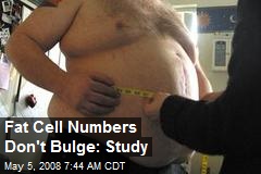 Fat Cell Numbers Don't Bulge: Study