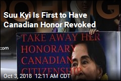 Canada Strips Suu Kyi of Honorary Citizenship