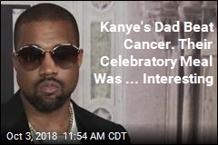Kanye&#39;s Dad Beat Cancer, So the Pair Ate Bugs, Apparently