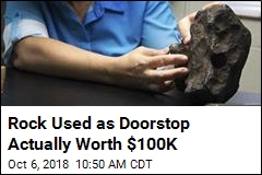 Rock Used as Doorstop Actually Worth $100K