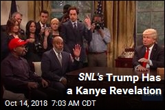 SNL&#39;s Trump Has a Kanye Revelation
