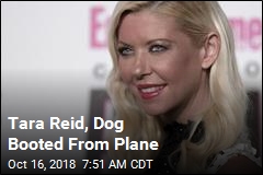 Tara Reid, Dog Booted From Plane