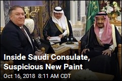 Inside Saudi Consulate, Suspicious New Paint