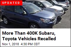More Than 400K Subaru, Toyota Vehicles Recalled