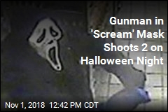 Gunman in &#39;Scream&#39; Mask On the Run After Shooting 2