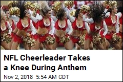 NFL First: This Time, Cheerleader Takes a Knee