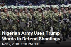 Nigerian Army Uses Trump Speech to Defend Actions