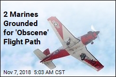 Marines Used Training Flight to Draw Penis