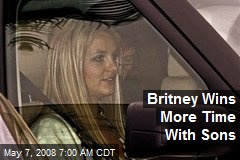 Britney Wins More Time With Sons