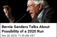 Bernie: If I&#39;m the Best Candidate, I&#39;ll &#39;Probably Run&#39;