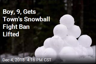 Town Lifts Ban on Snowball Fights Thanks to Boy, 9