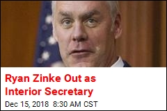 Interior Secretary Ryan Zinke to Step Down