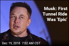Musk Unveils Prototype Tunnel