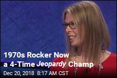 Ex-Rock Star Becomes 4-Time Jeopardy Champ