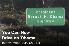 You Can Now Drive on &#39;Obama&#39;