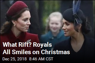 What Rift? Royals All Smiles on Christmas