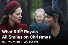 What Rift? Royals All Smiles on Christmas