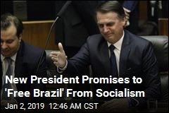 Brazil Swears in Hard-Right Leader