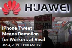 iPhone Tweet Means Demotion for Workers at Rival