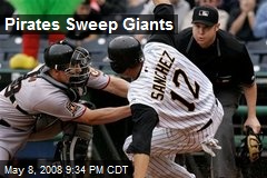 Pirates Sweep Giants