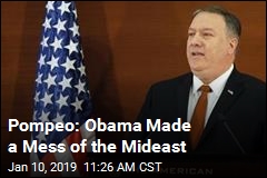 Pompeo Offers Scathing Rebuke of Obama Mideast Policy