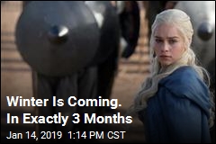 Winter Is Coming. In Exactly 3 Months