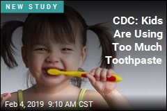 CDC: Kids Are Using Too Much Toothpaste
