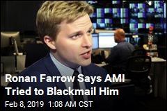 Ronan Farrow: AMI Tried to Blackmail Me, Too