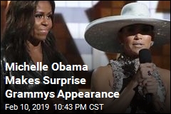 Michelle Obama Makes Surprise Grammys Appearance