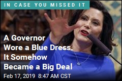 A Governor Wore a Blue Dress. It Somehow Became a Big Deal