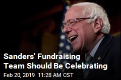 Sanders&#39; Fundraising Team Should Be Celebrating