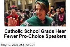 Catholic School Grads Hear Fewer Pro-Choice Speakers