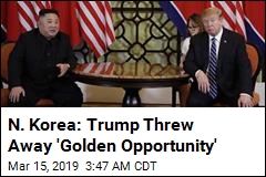 N. Korea: Trump Threw Away &#39;Golden Opportunity&#39;