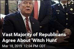 In Poll, 50% Agree With Trump About &#39;Witch Hunt&#39;