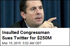 &#39;Defamed&#39; Rep. Nunes Sues Twitter for $250M