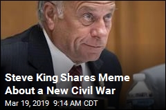 Steve King Shares Meme About a New Civil War