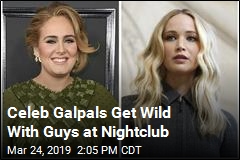 Celeb Galpals Get Wild With Guys at Night Club