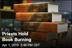 Priests Burn Harry Potter Books