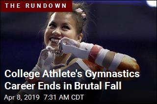 College Athlete&#39;s Gymnastics Career Ends in Brutal Fall