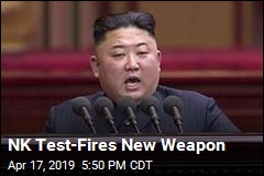 NK Test-Fires New Weapon