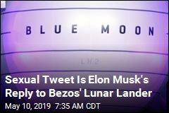 Musk Mocks Bezos&#39; Moon Lander