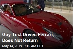 Guy Test Drives Ferrari, Does Not Return