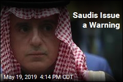 Saudis Issue a Warning