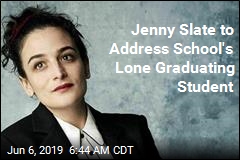 Jenny Slate Will Address School&#39;s Lone Graduating Student