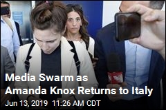 Ready to Talk, Amanda Knox Returns to Italy