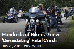 Hundreds of Bikers Grieve &#39;Devastating&#39; Fatal Crash