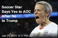 Soccer Star Says Yes to AOC After No to Trump