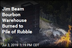 Jim Beam Bourbon Warehouse Burned to Pile of Rubble