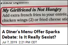 A Diner&#39;s Menu Offer: Amusing or Sexist?