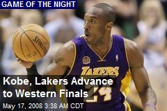 Kobe, Lakers Advance to Western Finals